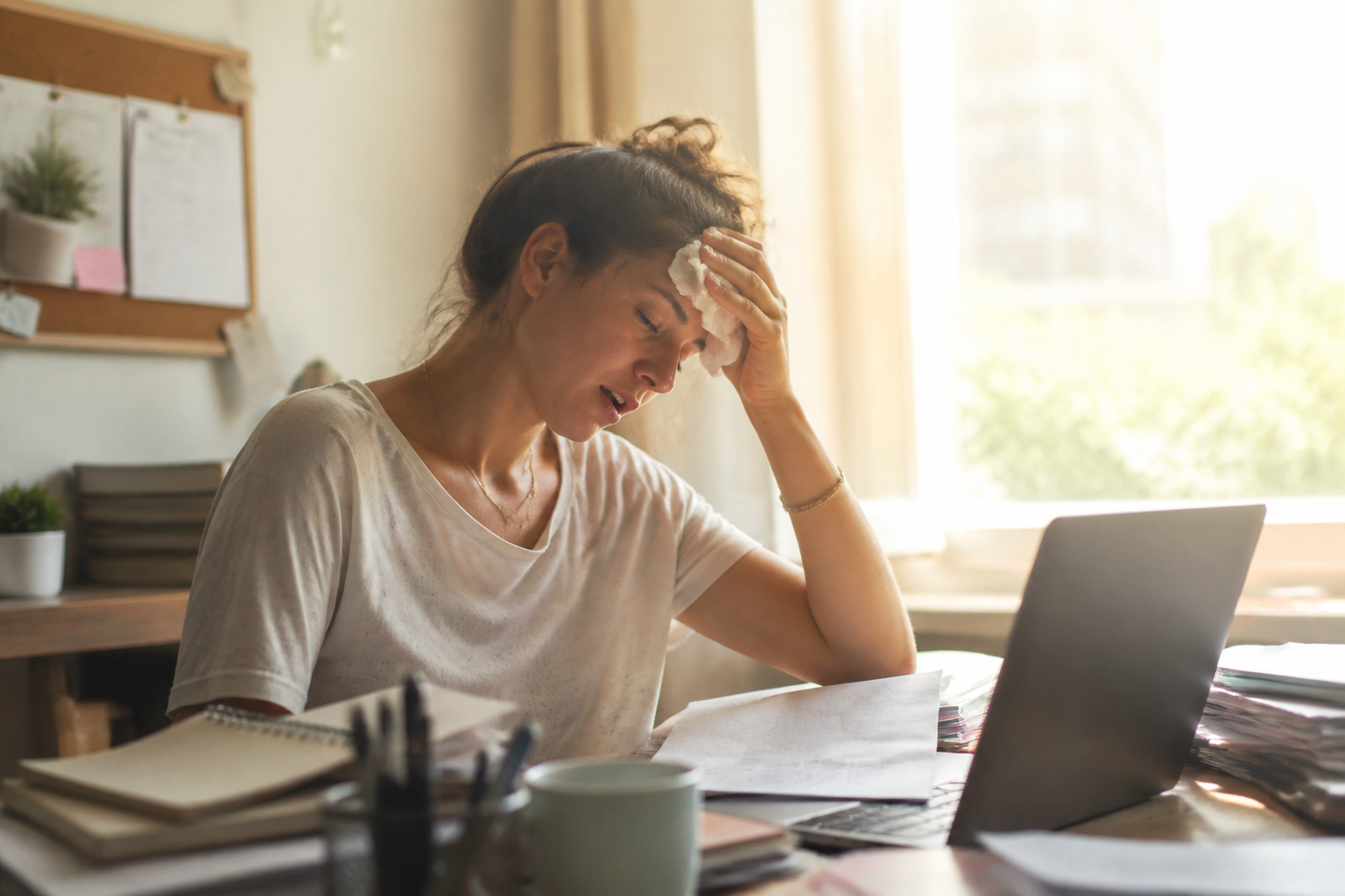 Working from home in summer heat