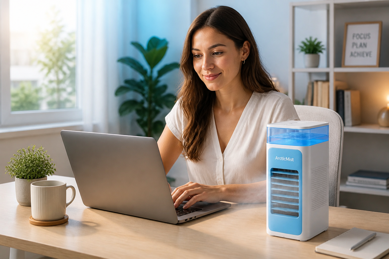 ArcticMist on home office desk